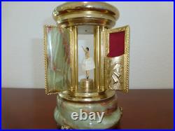 Rare Vintage Swiss Reuge Dancing Ballerina Music Box Carousel Items Holder
