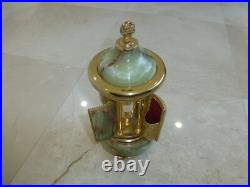 Rare Vintage Swiss Reuge Dancing Ballerina Music Box Carousel Items Holder