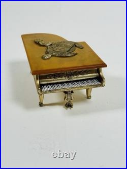 Rare Vintage Thorens Swiss-Made Grand Piano Music Box with Jewelry Compartment