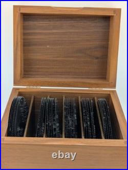 Rare Vintage Thorens Switzerland Box of 34 Music Discs Complete List Below