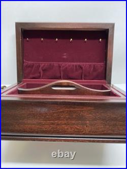 Rare Vtg 70's Reed & Barton And Reuge Collaboration Musical Jewelry Box It Works