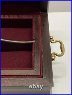 Rare Vtg 70's Reed & Barton And Reuge Collaboration Musical Jewelry Box It Works