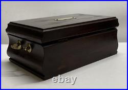 Rare Vtg 70's Reed & Barton And Reuge Collaboration Musical Jewelry Box It Works