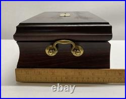 Rare Vtg 70's Reed & Barton And Reuge Collaboration Musical Jewelry Box It Works