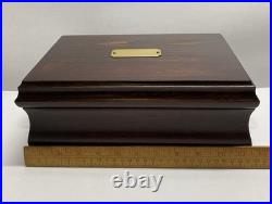 Rare Vtg 70's Reed & Barton And Reuge Collaboration Musical Jewelry Box It Works