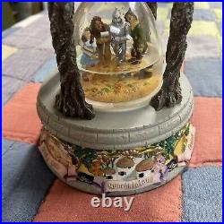 Rare Wizard Of Oz Hourglass Snow Globe Music Box Hard To Find