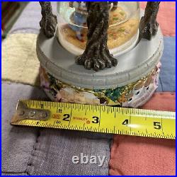 Rare Wizard Of Oz Hourglass Snow Globe Music Box Hard To Find