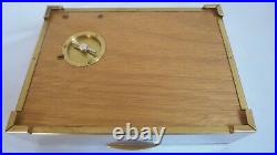 Rare antique Erhard & Soehne Arts Crafts German bronze brass music trinket box