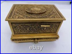 Rarest Singing Bird Box Karl Griesbaum Filigree Decoration Exceptionally Rare