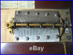 Regina Model 11 Double Comb Music Box For 15 ½ 15.5 Discs Working Cosmetic Iss