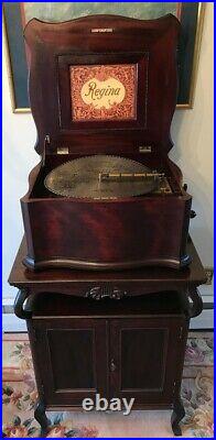 Regina Music Box 15 1/2 Inch Discs 1890s Collection of 79 Disks