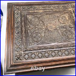 Regina Music Box 54015 DOUBLE COMB CHERUB ORNATE Cabinet With Disc WORKS VIDEO