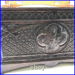 Regina Music Box 54015 DOUBLE COMB CHERUB ORNATE Cabinet With Disc WORKS VIDEO