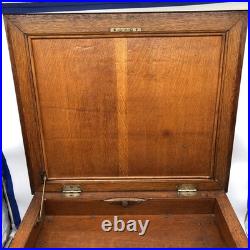 Regina Music Box 54015 DOUBLE COMB CHERUB ORNATE Cabinet With Disc WORKS VIDEO