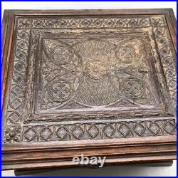 Regina Music Box 54015 DOUBLE COMB CHERUB ORNATE Cabinet With Disc WORKS VIDEO