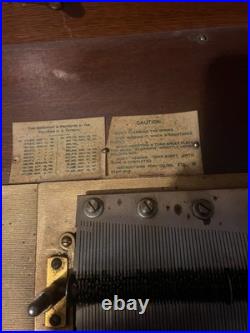 Regina Music Box Disc Record