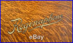 Regina Reginaphone Desk Music Box & Phonograph 20 Disks We Ship Worldwide
