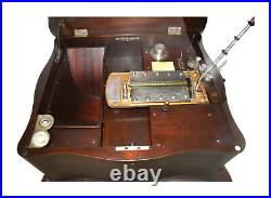 Regina Reginaphone Music Box Phonograph & Cabinet We Ship Worldwide