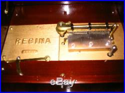 Restored 8 Regina Disc Music Box