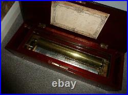 Restored Perrlete Antique Cylinder Music Box