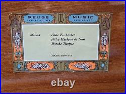 Reuge 144 Note Mozart The Magic Flute 3 Song Inlay Swiss Music Box