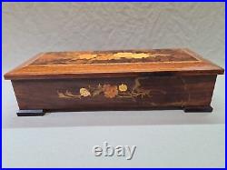 Reuge 144 Note Mozart The Magic Flute 3 Song Inlay Swiss Music Box