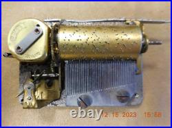 Reuge 2 Tune 36 Note Musical Movement Nos Bless This House/ Happy Birthday