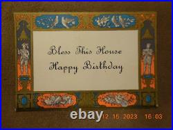 Reuge 2 Tune 36 Note Musical Movement Nos Bless This House/ Happy Birthday