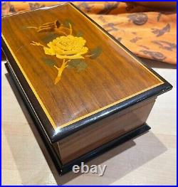 Reuge 3 Tune / 72 Note Swiss Music Box. Plays 3 Famous Operas. SEE VIDEO