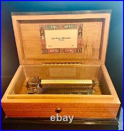 Reuge 72 Note Music Box. Plays 3 Movements of Lara's Theme. See Video