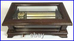 Reuge 72 Note Music Box Plays 3 Songs Clair De Lune Blue Danube Anniversary Song