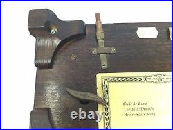 Reuge 72 Note Music Box Plays 3 Songs Clair De Lune Blue Danube Anniversary Song