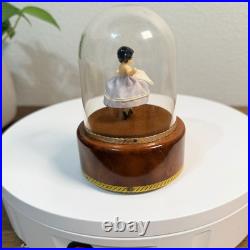 Reuge Ballerina Music Box Dome Swiss Vintage The Emperor Waltz Works