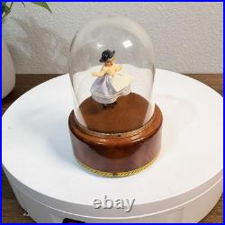 Reuge Ballerina Music Box Dome Swiss Vintage The Emperor Waltz Works