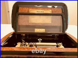 Reuge Baroque 15 Songs, 5 Interchangeable Cyl. Music Box Limited Version of 72