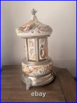 Reuge Carousel Lipstick Music Box Lara's Theme (Strangers in the Night)