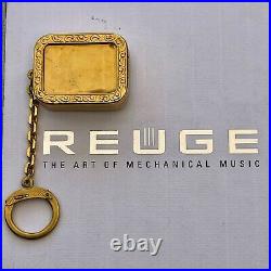 Reuge Croix Swiss Music Box Key Chain