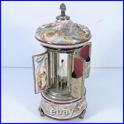 Reuge Dancer Lipstick Cigarette Carousel Love Story Swiss Movement Musical Box