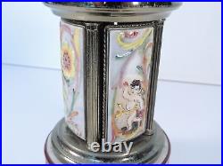 Reuge Dancer Lipstick Cigarette Carousel Love Story Swiss Movement Musical Box