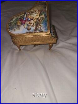 Reuge Grand Piano Music Box Made in Sainte Croix Switzerland pre-1900 era