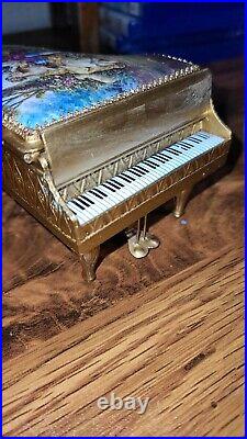 Reuge Grand Piano Music Box Made in Sainte Croix Switzerland pre-1900 era