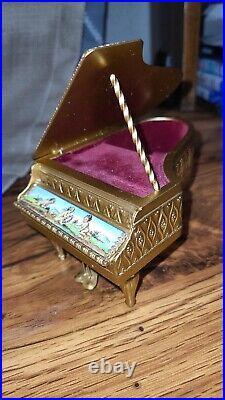 Reuge Grand Piano Music Box Made in Sainte Croix Switzerland pre-1900 era