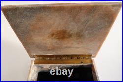 Reuge Incolay Music Box Stone Jewelry Vintage Sleeping Beauty Once Upon A Dream