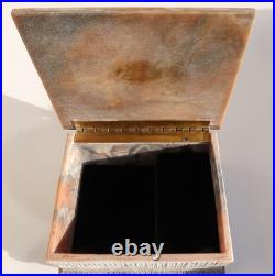 Reuge Incolay Music Box Stone Jewelry Vintage Sleeping Beauty Once Upon A Dream