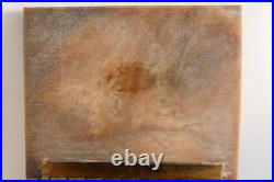 Reuge Incolay Music Box Stone Jewelry Vintage Sleeping Beauty Once Upon A Dream