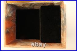 Reuge Incolay Music Box Stone Jewelry Vintage Sleeping Beauty Once Upon A Dream