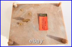 Reuge Incolay Music Box Stone Jewelry Vintage Sleeping Beauty Once Upon A Dream