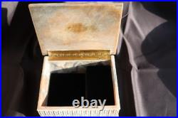 Reuge Incolay Music Box Stone Jewelry Vintage Sleeping Beauty Once Upon A Dream