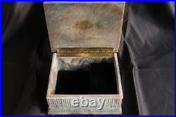 Reuge Incolay Music Box Stone Jewelry Vintage Sleeping Beauty Once Upon A Dream