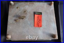 Reuge Incolay Music Box Stone Jewelry Vintage Sleeping Beauty Once Upon A Dream